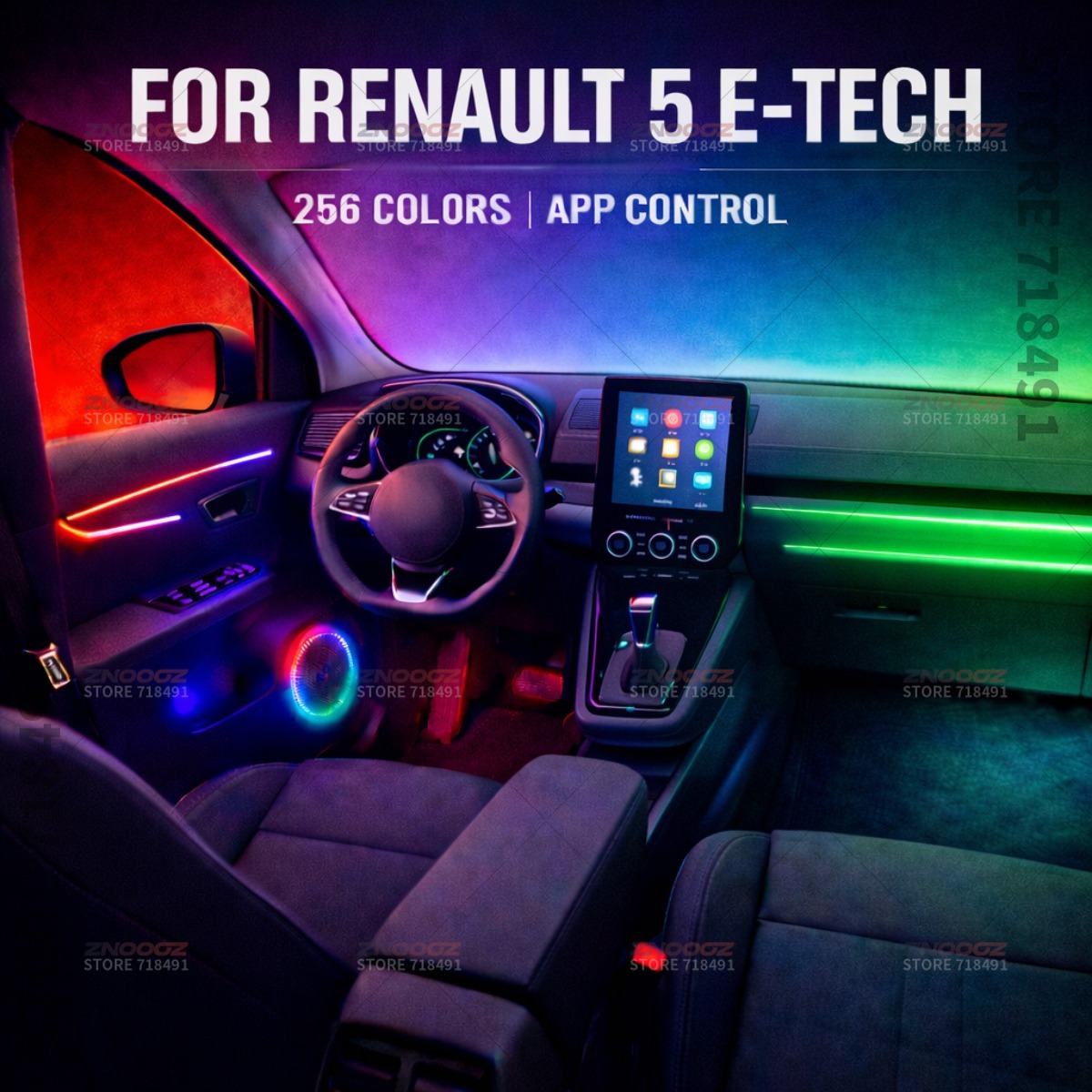 Tech Lighting Accessories - 22в1 RGB интерьер автомобиля акриловые автомобильные