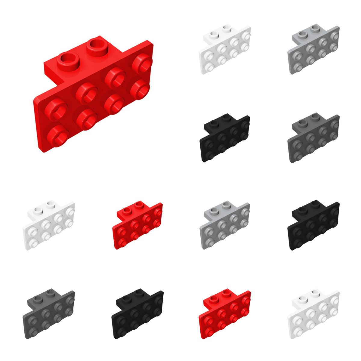 X Tech Accessories - 50 шт. 93274 21731 Кронштейн 1x2-2x4