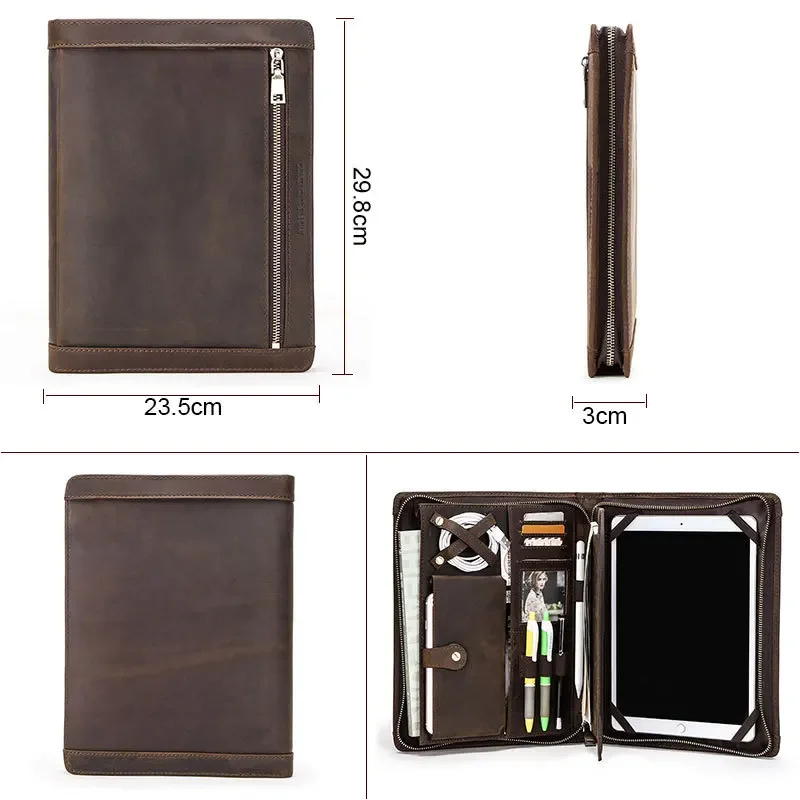 Tech Accessories Tablet - Кожаная сумка-органайзер для планшета и телефона