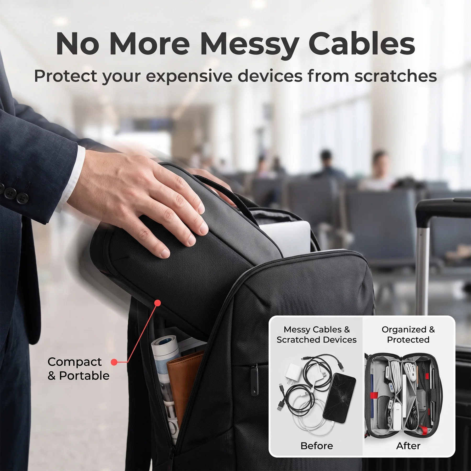Органайзер для электронных уст – обзор и цена Tech Accessories Travel