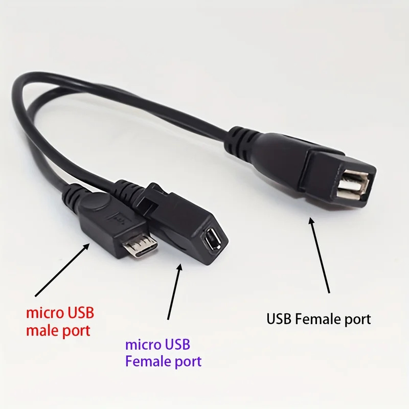 Адаптер-сплиттер 2-в-1 OTG USB – обзор и цена Tech Accessories Tablet